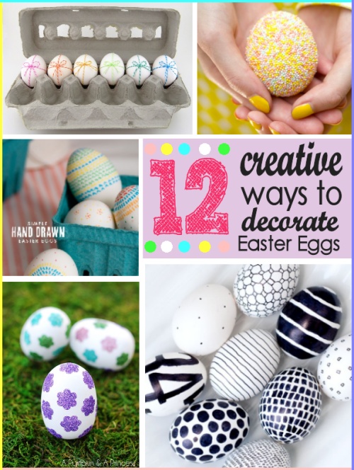 12 formas de decorar huevos